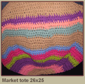 Market tote 26x25 $18