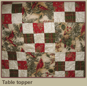 Table topper